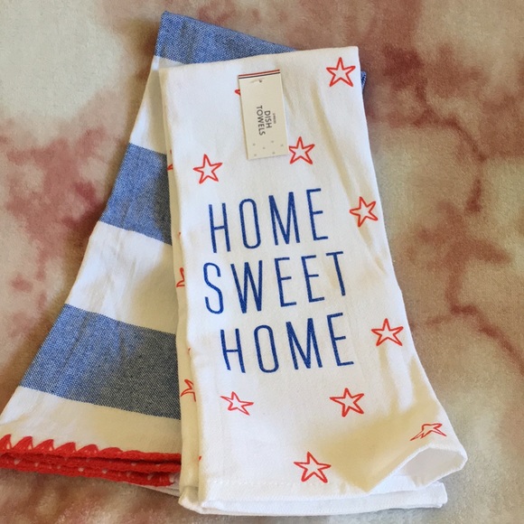 Home Sweet Home Dish Towel Set NWT - Picture 4 of 12
